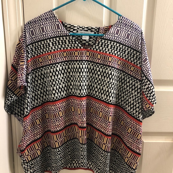 printed flowy top - Picture 1 of 2